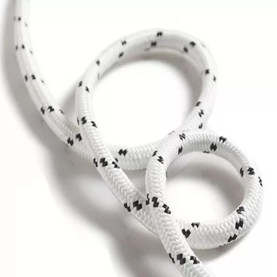 Braided rope  - White with colored insert