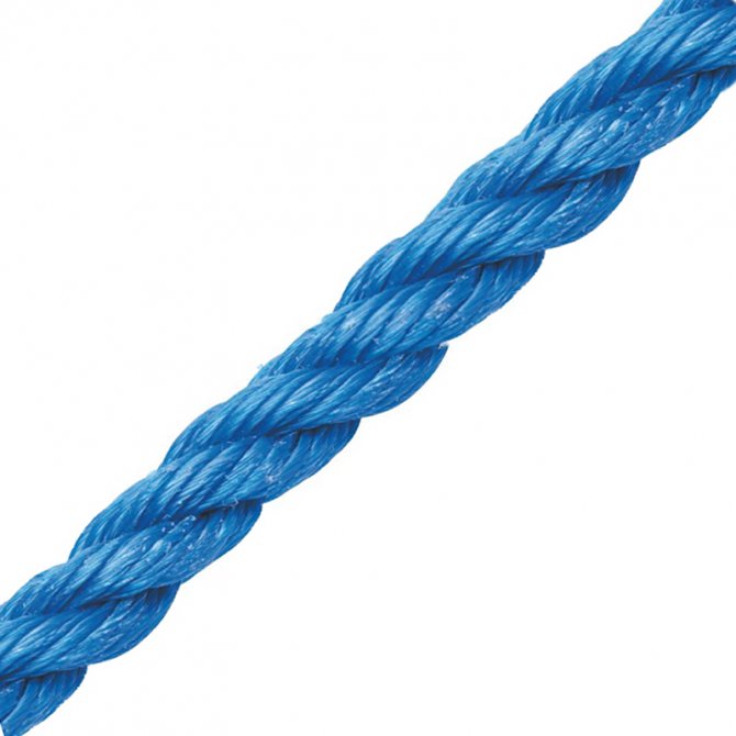 Floating 4-strand rope