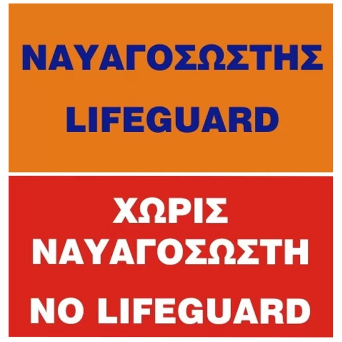 Lifeguard flag