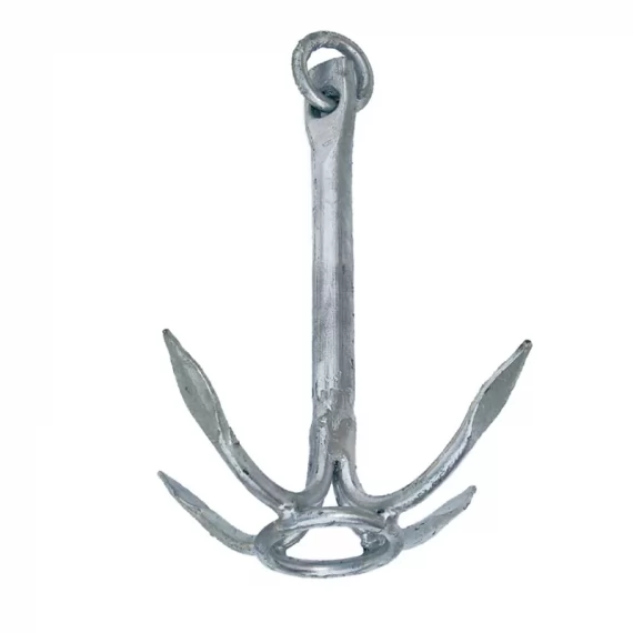 Reef grapnel 4-fluke anchor - galvanized
