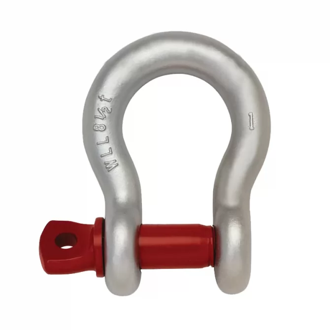 Tested red pin Bow type anchor shackle