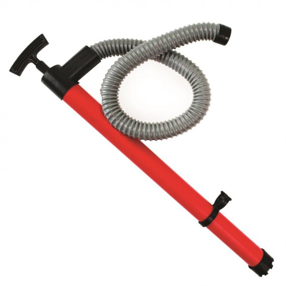 Manual bilge pump with hose