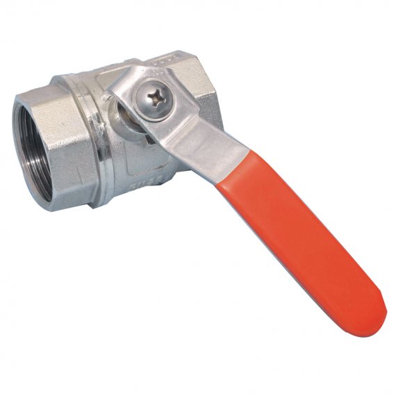 Chrome plated brass Ball Valve with inox handle Italy