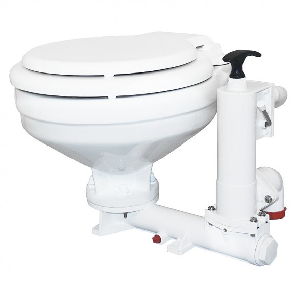Manual toilet with small bowl TMC