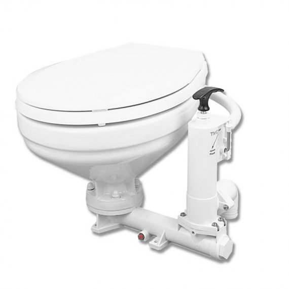Manual toilet with large bowl TMC