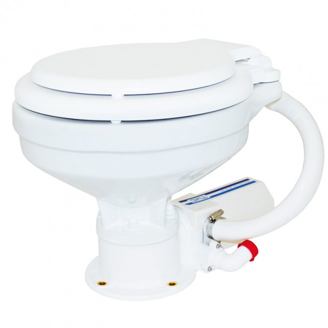 Electric toilet with small bowl 12/24V TMC