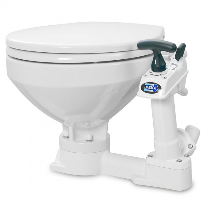 Manual 'Twist n' Lock' toilet Regular Bowl Jabsco