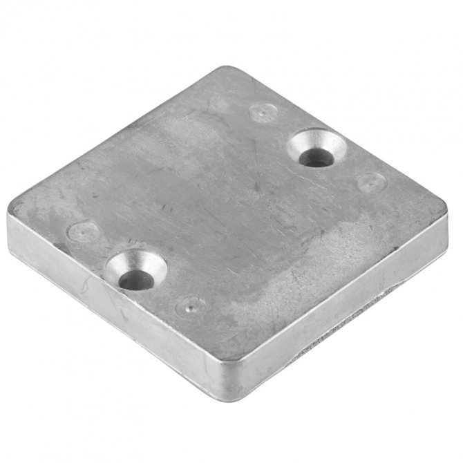 Mercruiser square plate anode 00808