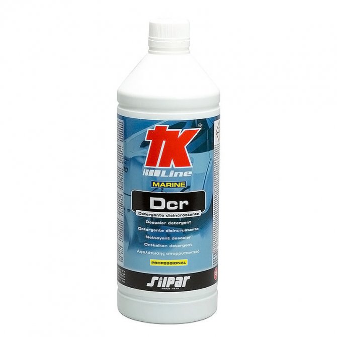 Decrusting detergent DCR