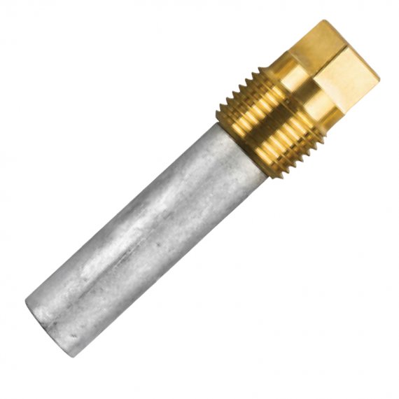GM pencil anode with brass plug 02000T