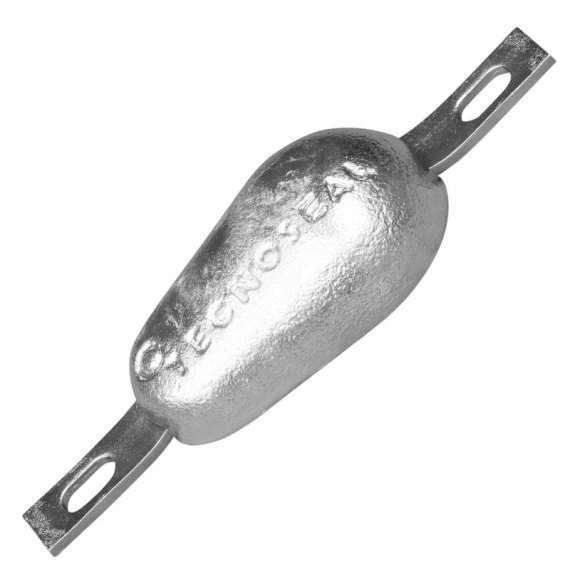 Tear drop bolt-on anode with slotted holes 2 Kg