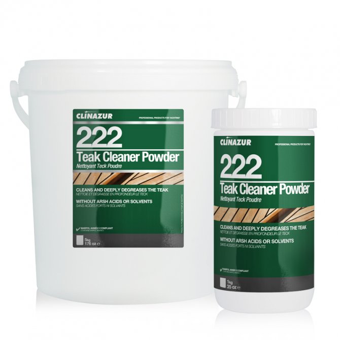 222 Καθαριστικό Teak Cleaner Powder