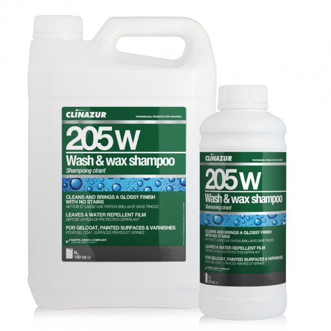 205WW Wash & Wax Shampoo