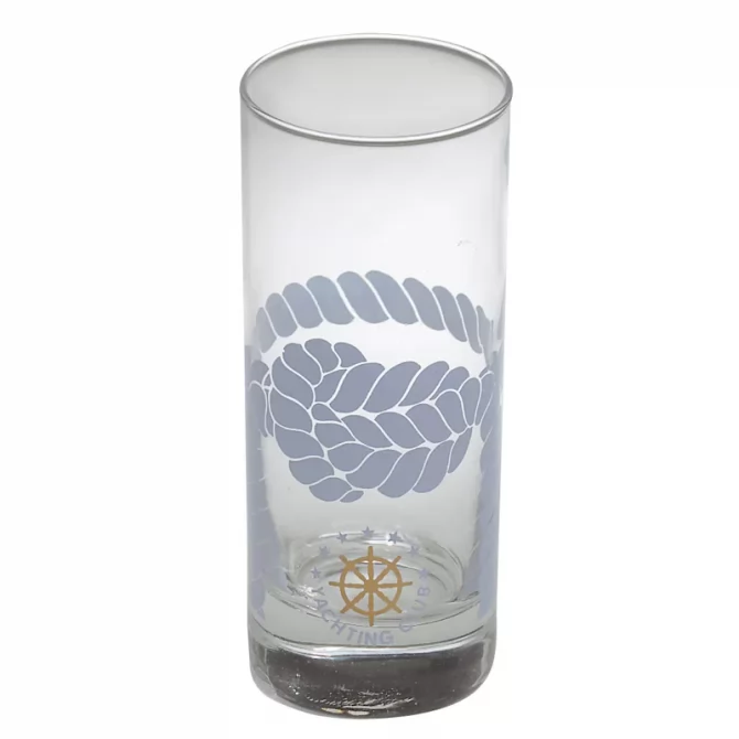 Water glass with design
