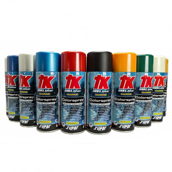 TK Marine engine spray paint - Mercury / Mercruiser