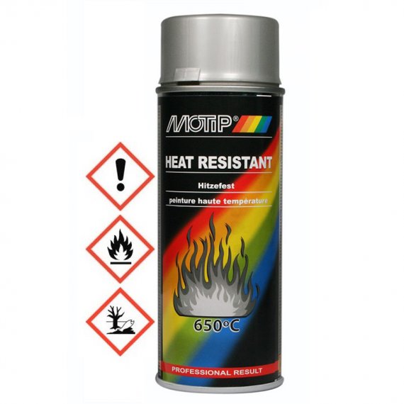 Heat resistant lacquer spray