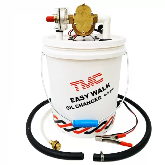 Αντλία (τρόμπα) αλλαγής λαδιών ηλεκτρική με κουβά TMC