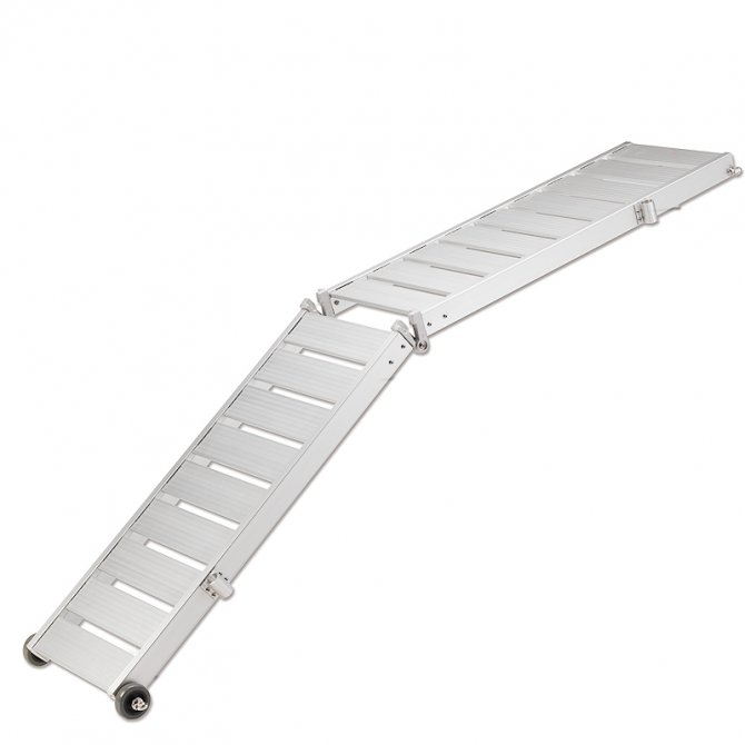 Folding aluminium gangway 2.30mt TREM