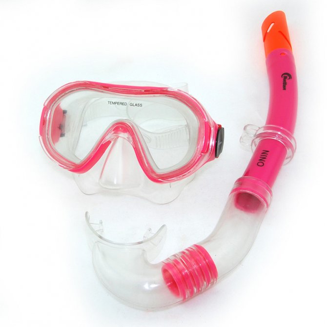 Set diving mask & snorkel NINO child