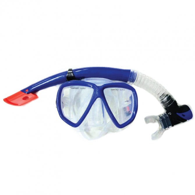 Set diving mask & snorkel LARO