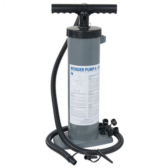 Double action hand pump