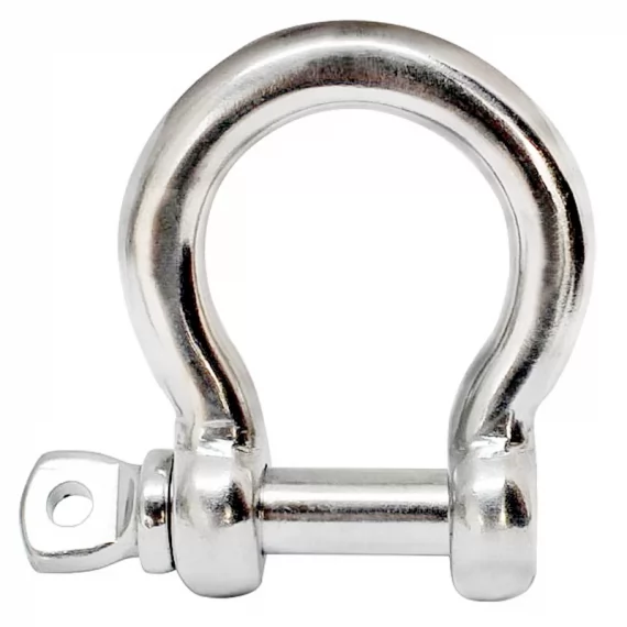 Bow type anchor shackle inox