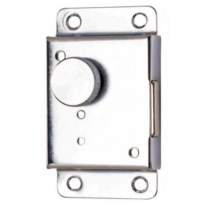 Sliding door lock with key