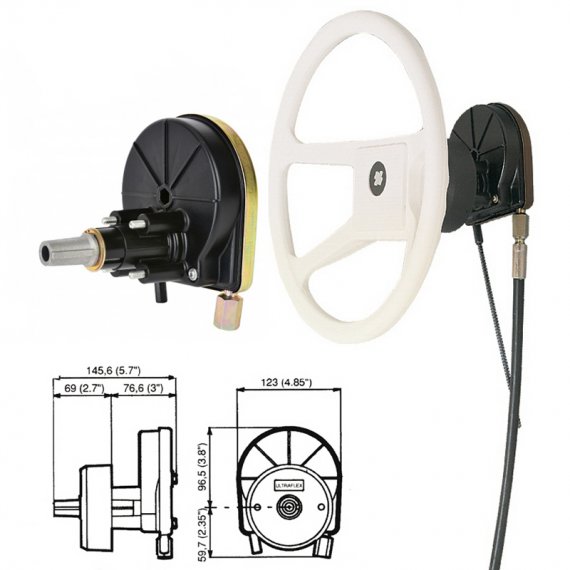 Cable rotary helm UFX Τ67