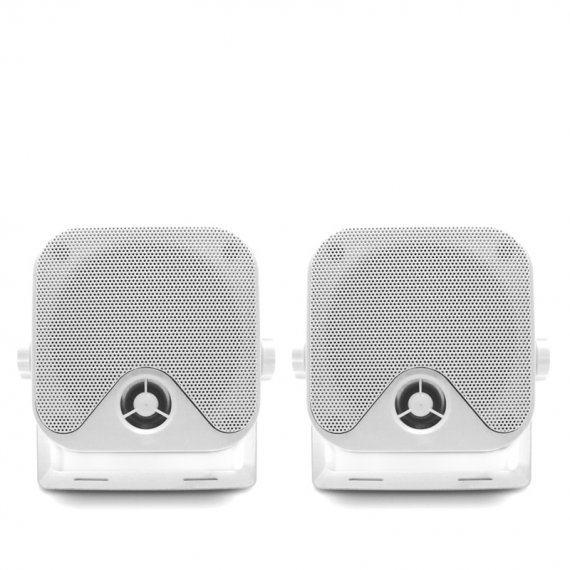 White square speakers