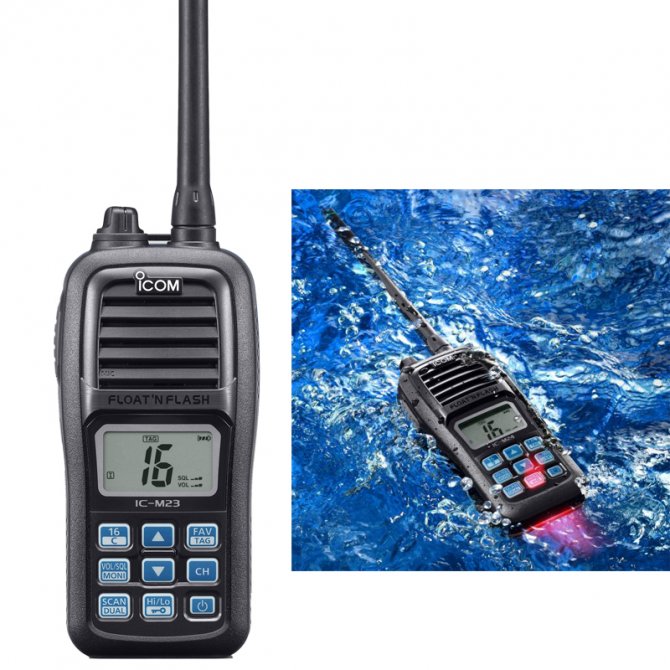 VHF φορητό mod.Μ23 ICOM