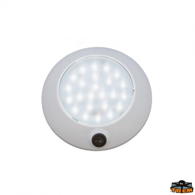 Round downlight flush mount LED with switch Trem