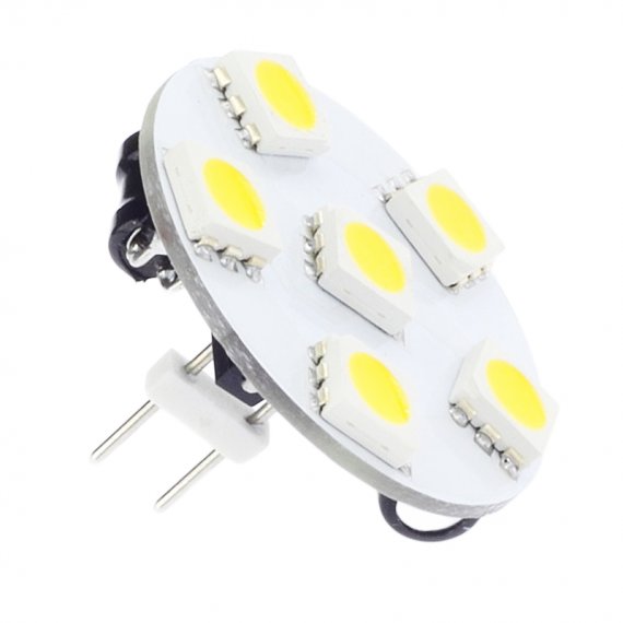 Light bulb G4 6 LED 8-30V Βack pin