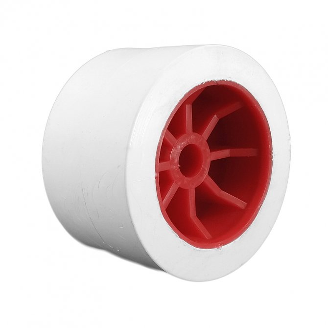 White side roller for boat trailers