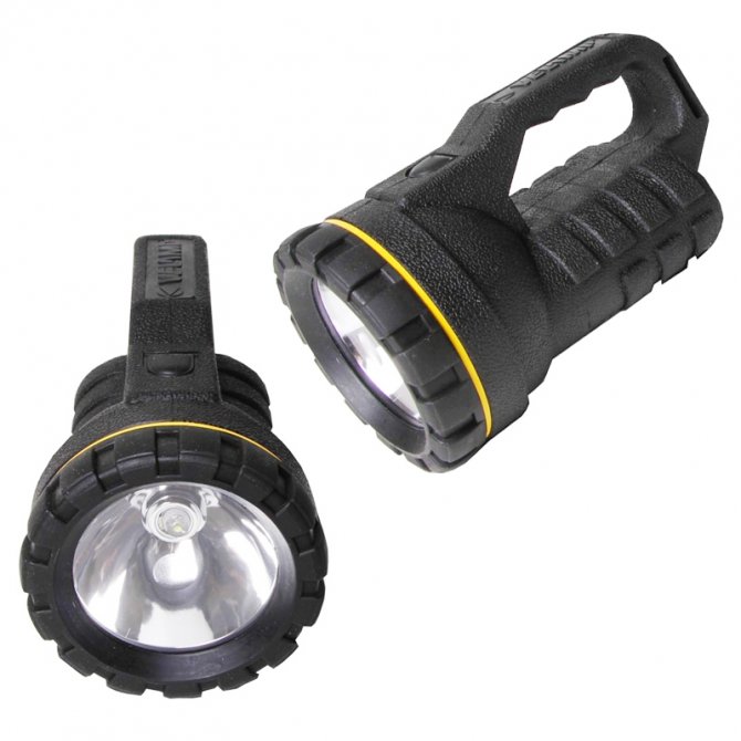 Handheld spotlight rubber ΙRUB20 Velamp