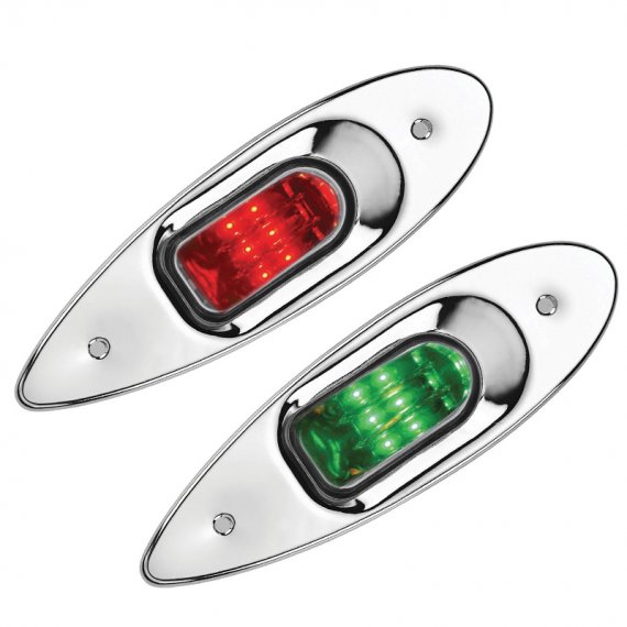Flush mount navigation LED lights