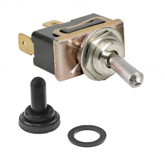 Toggle switch with rubber cover 2 positions