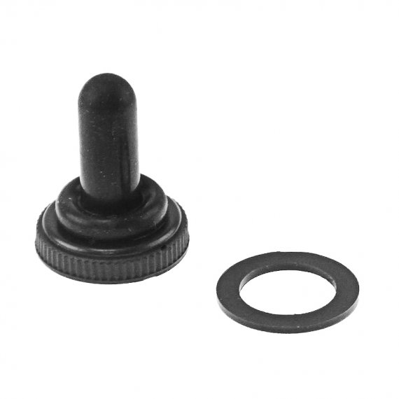 Rubber cap for switches