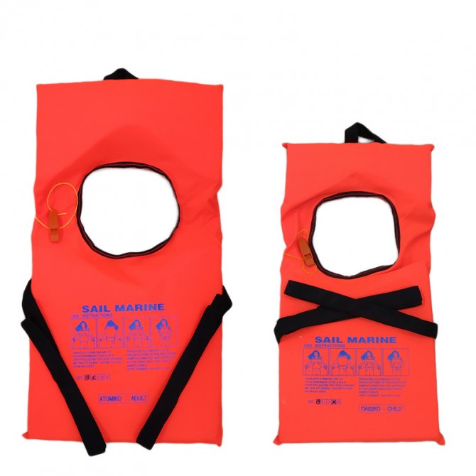 Approved life jacket 100N