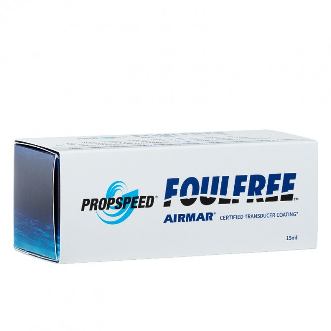 Transducer's antifouling Foulfree kit Propspeed