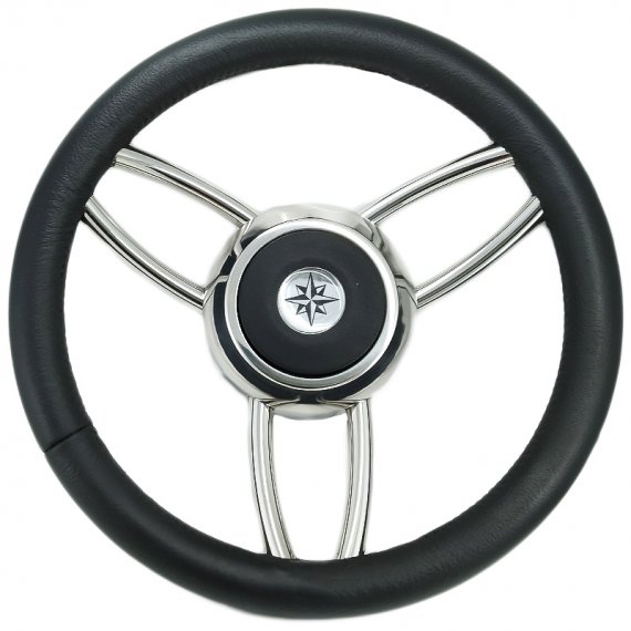 Steering wheel inox-neopren Italy T26B