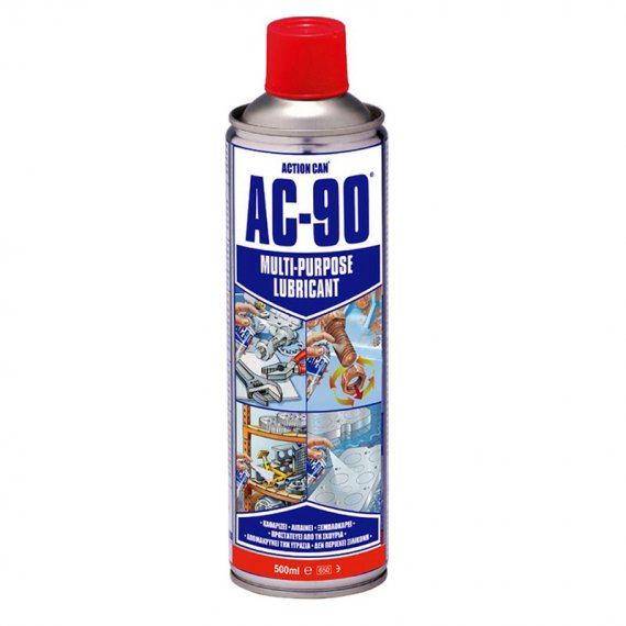 AC-90 Σπρέι λιπαντικό αντισκωριακό πολλαπλών χρήσεων 500ml Action Can