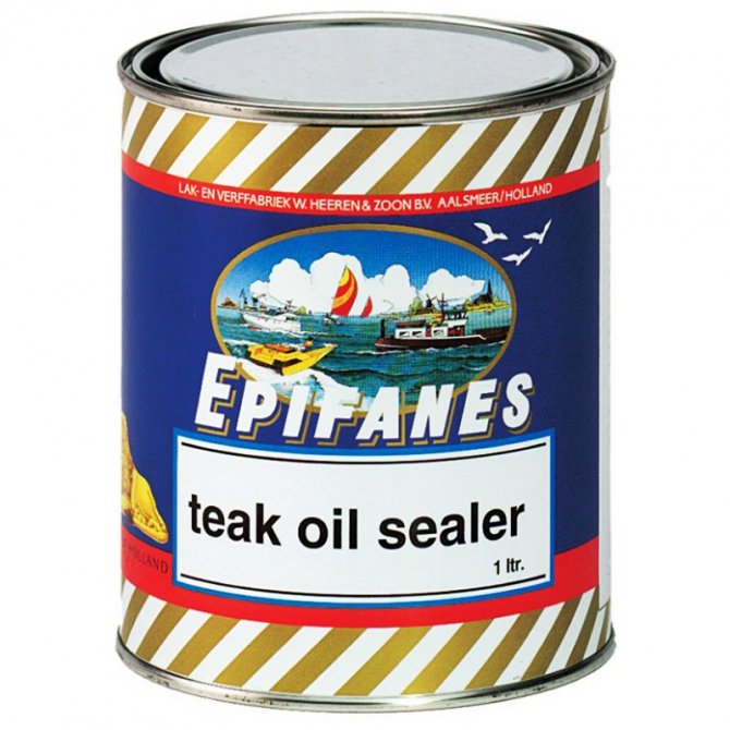 Teak oil sealer Epifanes