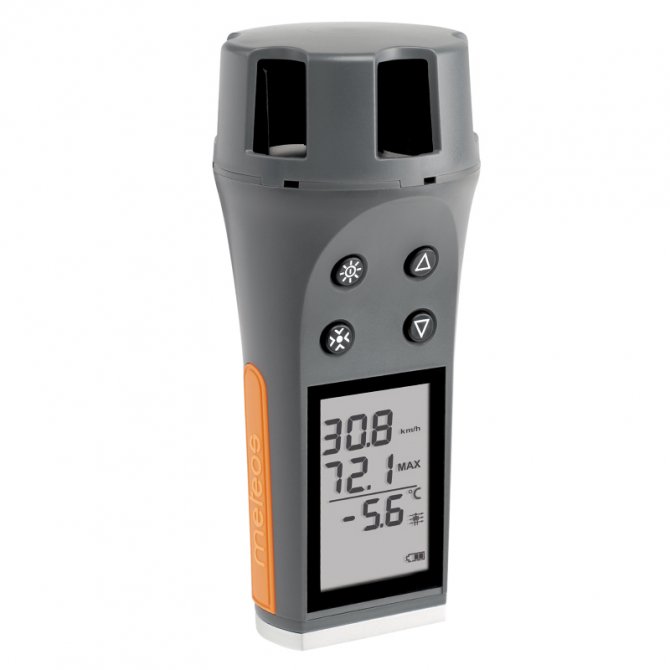 Windspeed - thermometer Meteos Skywatch
