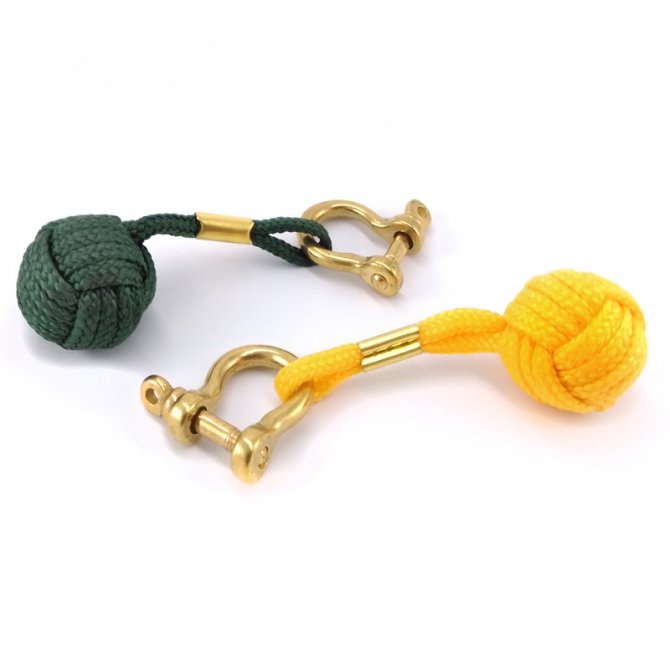 Keyring nautical knot rope