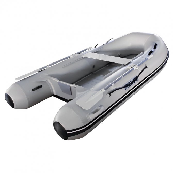 Inflatable boat with aluminum bottom 2.90mt AQ