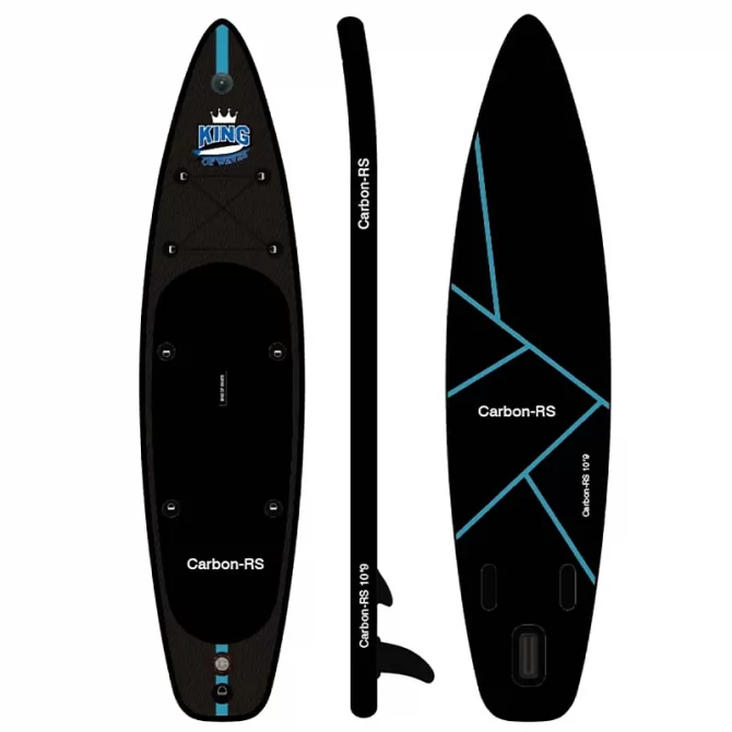 Inflatable SUP black carbon 10'9" King of Waves