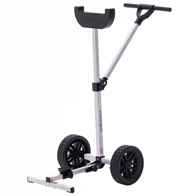 Foldable aluminum outboard motor trolley up to 60kg